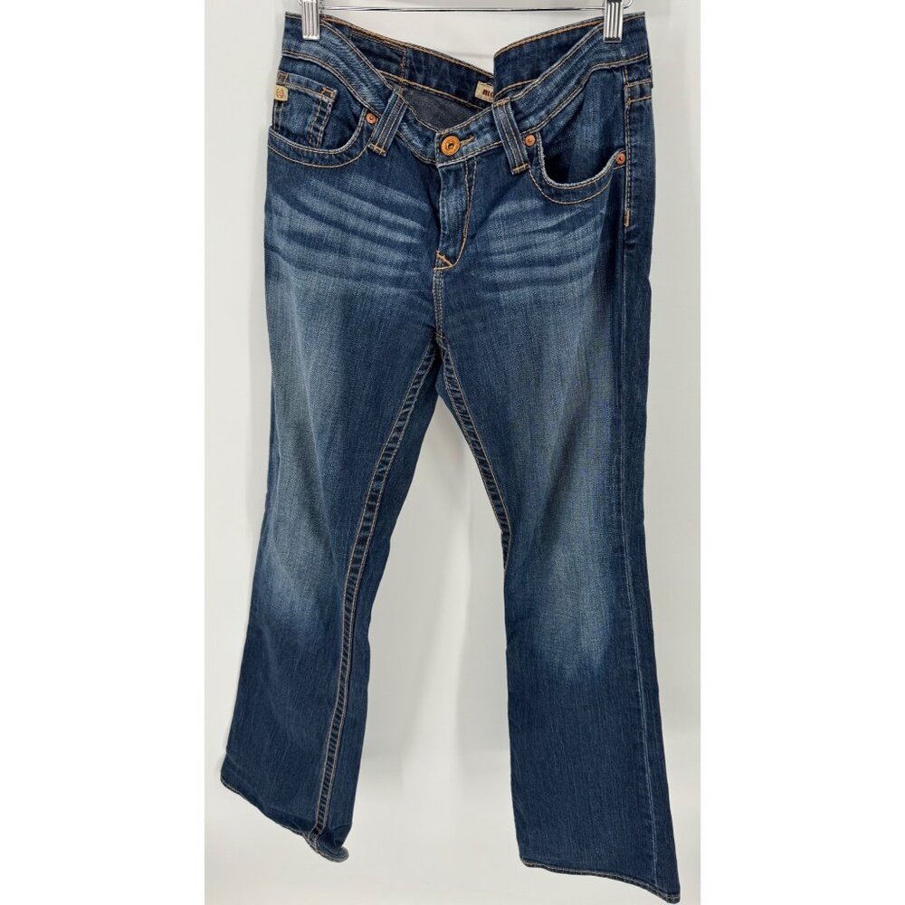 Big Star Womens Casey Low Rise Fit Wide leg Denim Jeans